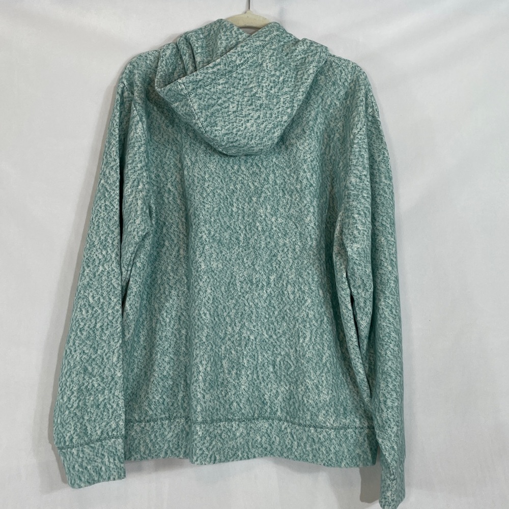 NWT L.L. Bean Fleece Henley Hoodie Size Large Super Soft And Cozy - Picture 3 of 9